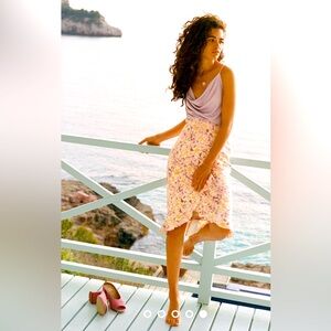 Anthropologie Skye Ruffled Skirt